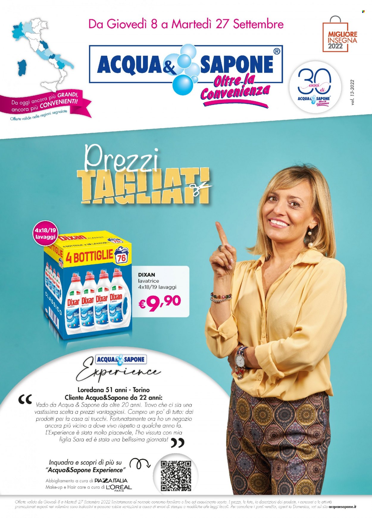 Volantino Acqua & Sapone - 8/9/2022 - 27/9/2022. Pagina 1