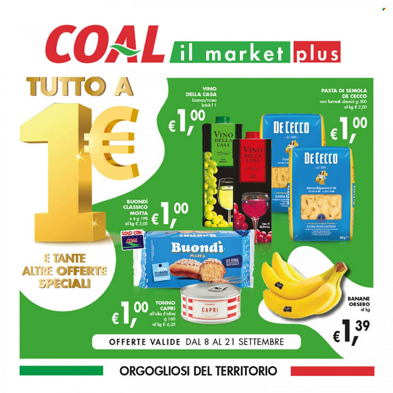 Volantino COAL - 8/9/2022 - 21/9/2022. Pagina 1