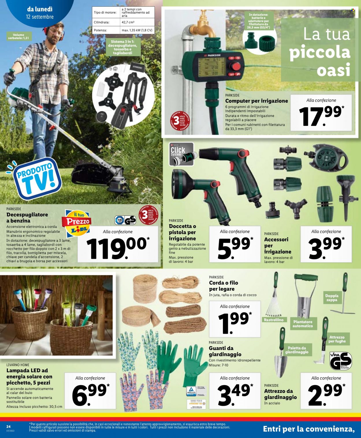 Volantino Lidl - 12/9/2022 - 18/9/2022. Pagina 24