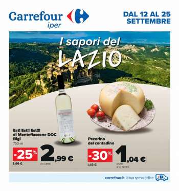 Volantino Carrefour - 12/9/2022 - 25/9/2022.