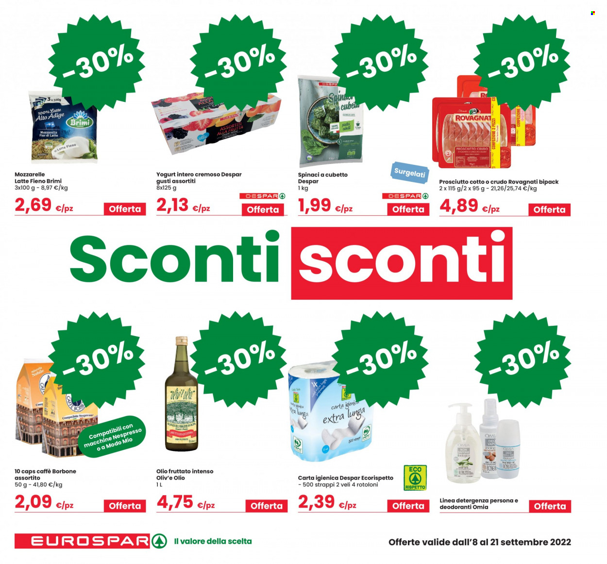 Leták Eurospar - 8.9.2022 - 21.9.2022. Strana 4