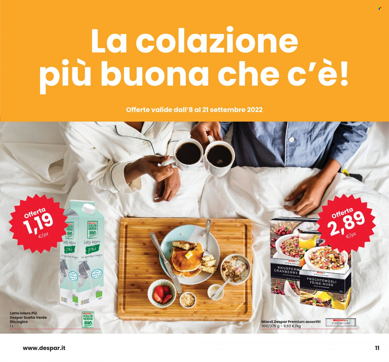 Leták Eurospar - 8.9.2022 - 21.9.2022. Strana 11