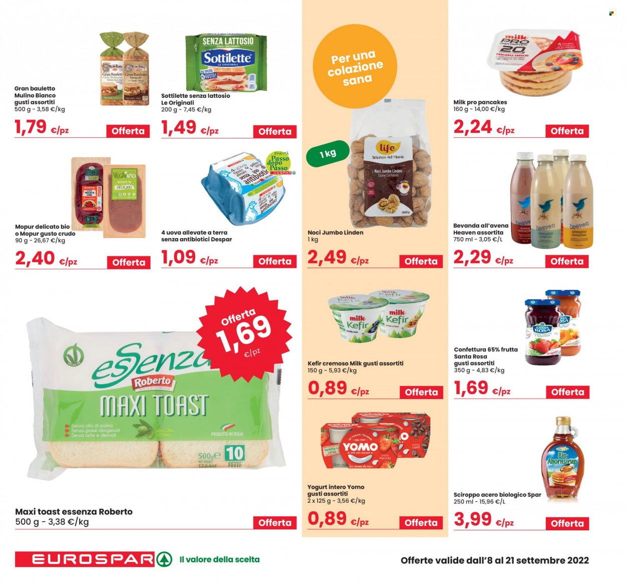 Volantino Eurospar - 8/9/2022 - 21/9/2022. Pagina 12