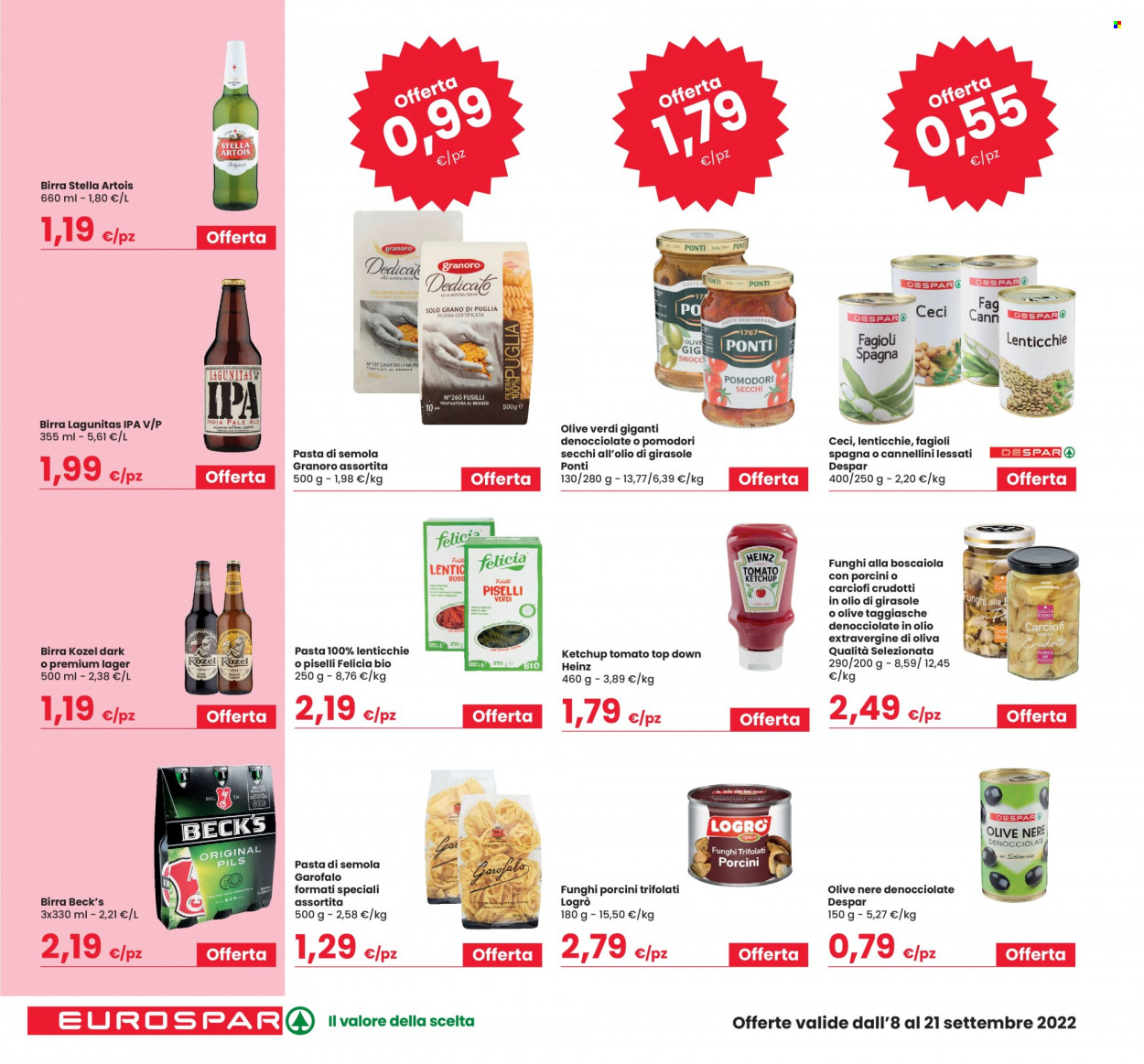 Volantino Eurospar - 8/9/2022 - 21/9/2022. Pagina 18
