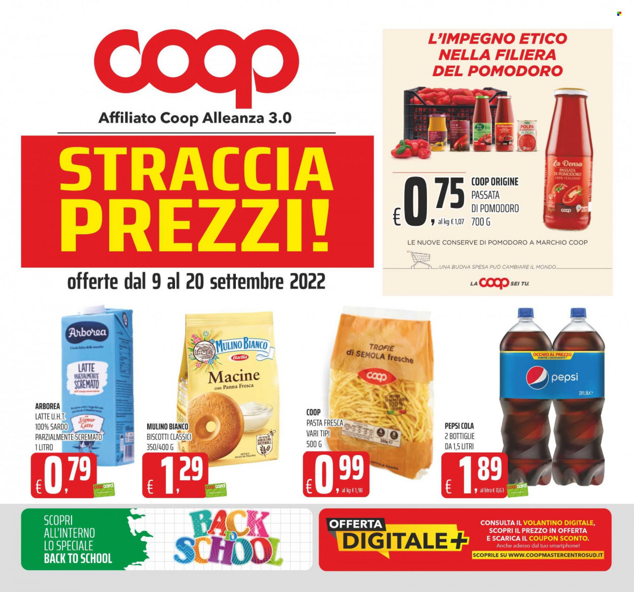 Leták Coop - 9.9.2022 - 20.9.2022. Strana 1