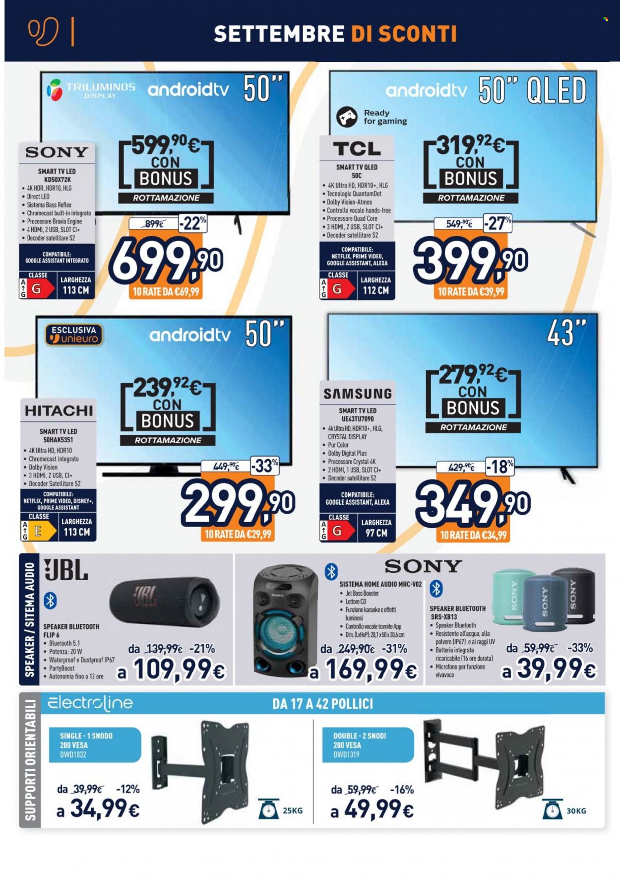 Volantino Unieuro - 9/9/2022 - 22/9/2022. Pagina 4