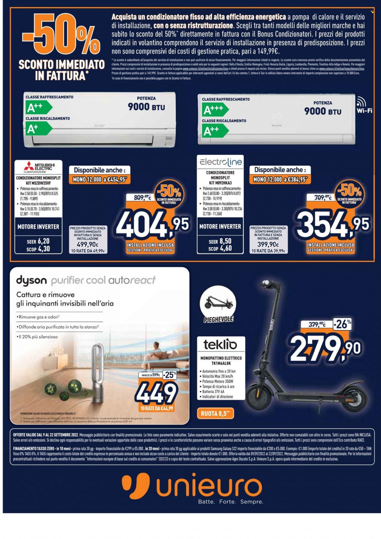 Volantino Unieuro - 9/9/2022 - 22/9/2022. Pagina 25