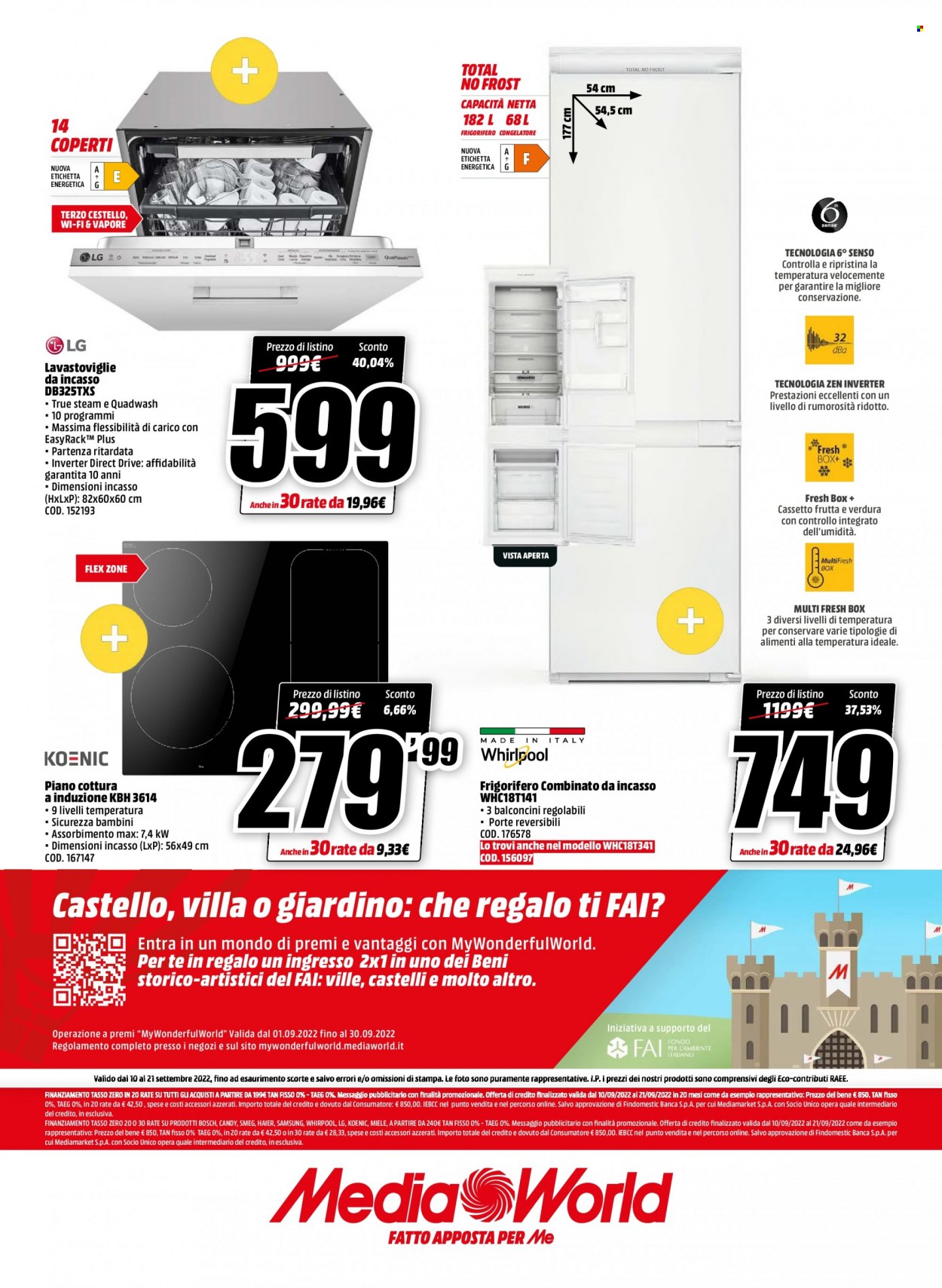 Volantino MediaWorld - 10/9/2022 - 21/9/2022. Pagina 12