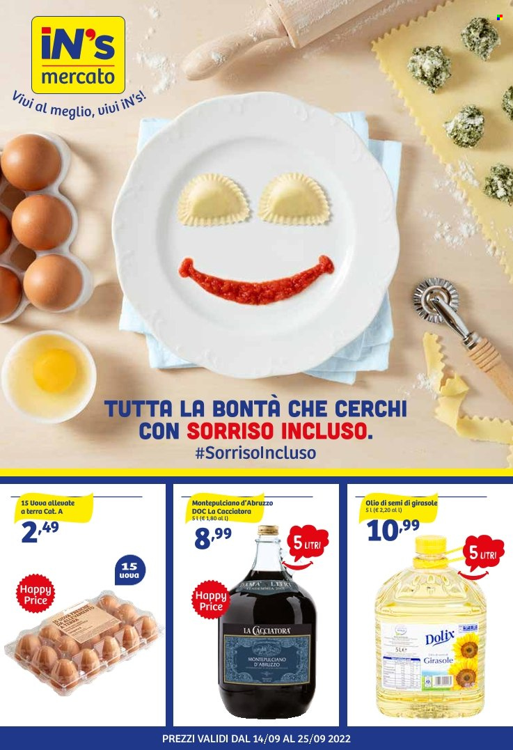Volantino iN's Mercato - 14/9/2022 - 25/9/2022. Pagina 1