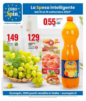Volantino EuroSpin - 15/9/2022 - 25/9/2022.