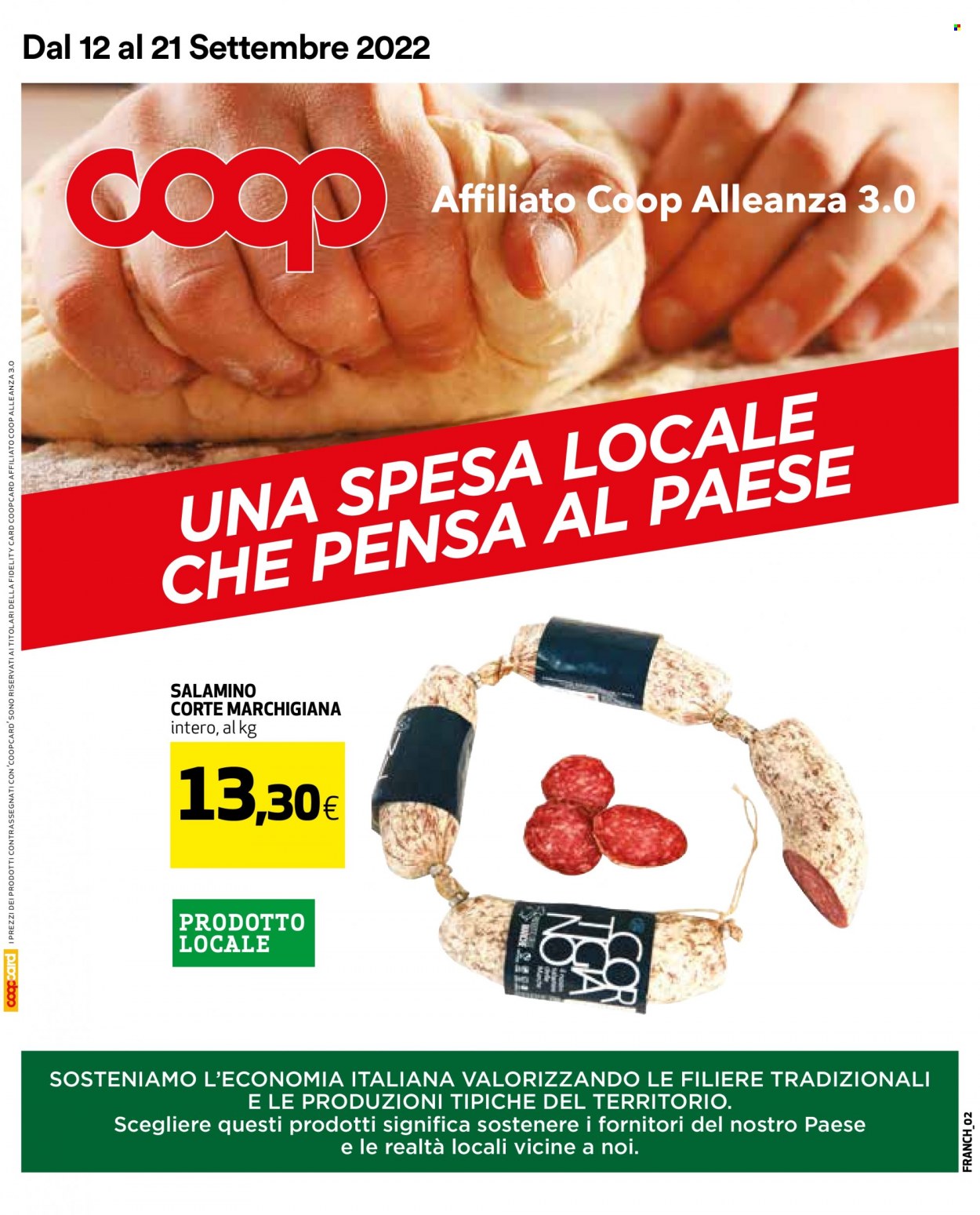 Leták Coop - 12.9.2022 - 21.9.2022. Strana 1