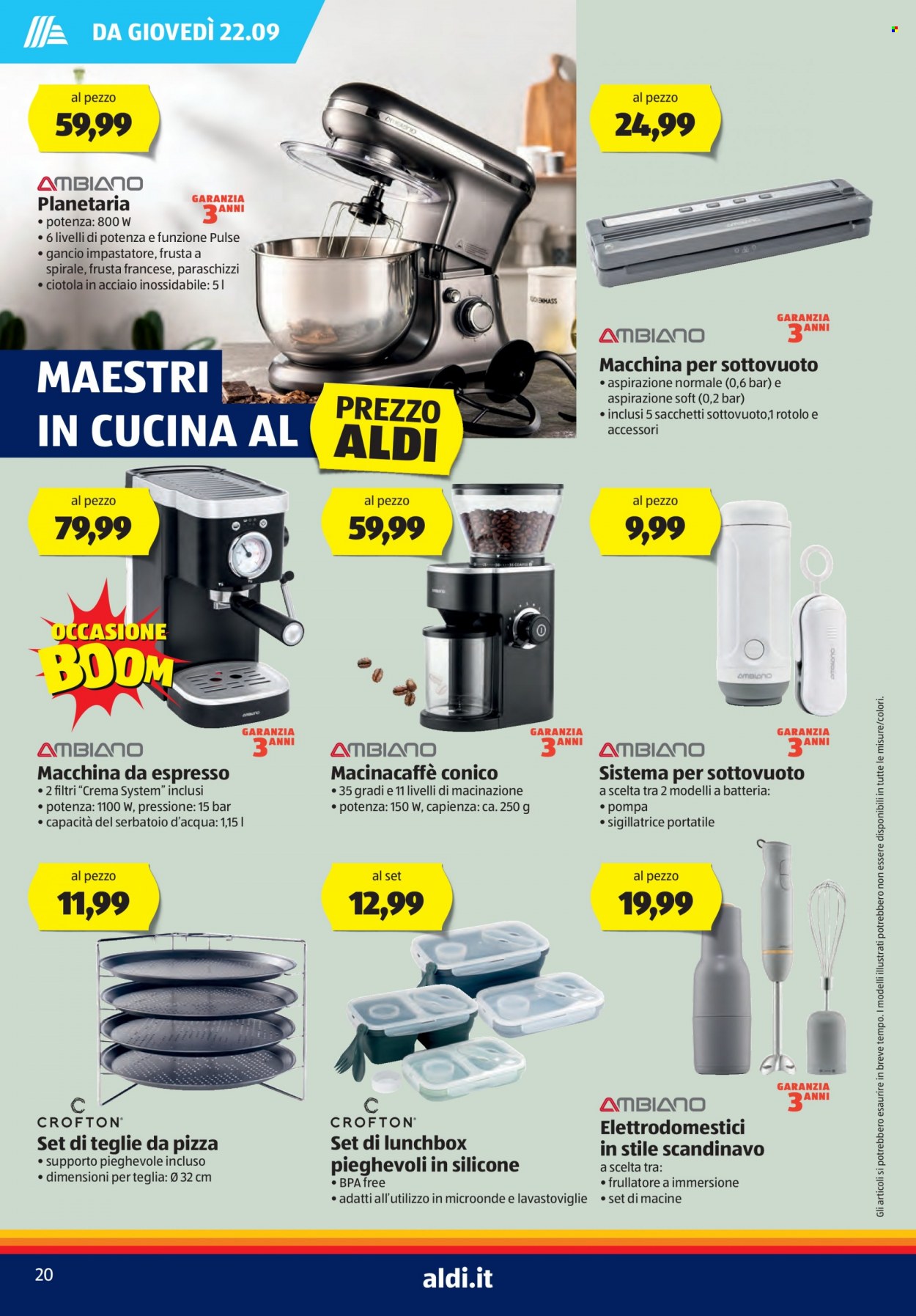 Volantino Aldi - 19/9/2022 - 25/9/2022. Pagina 20