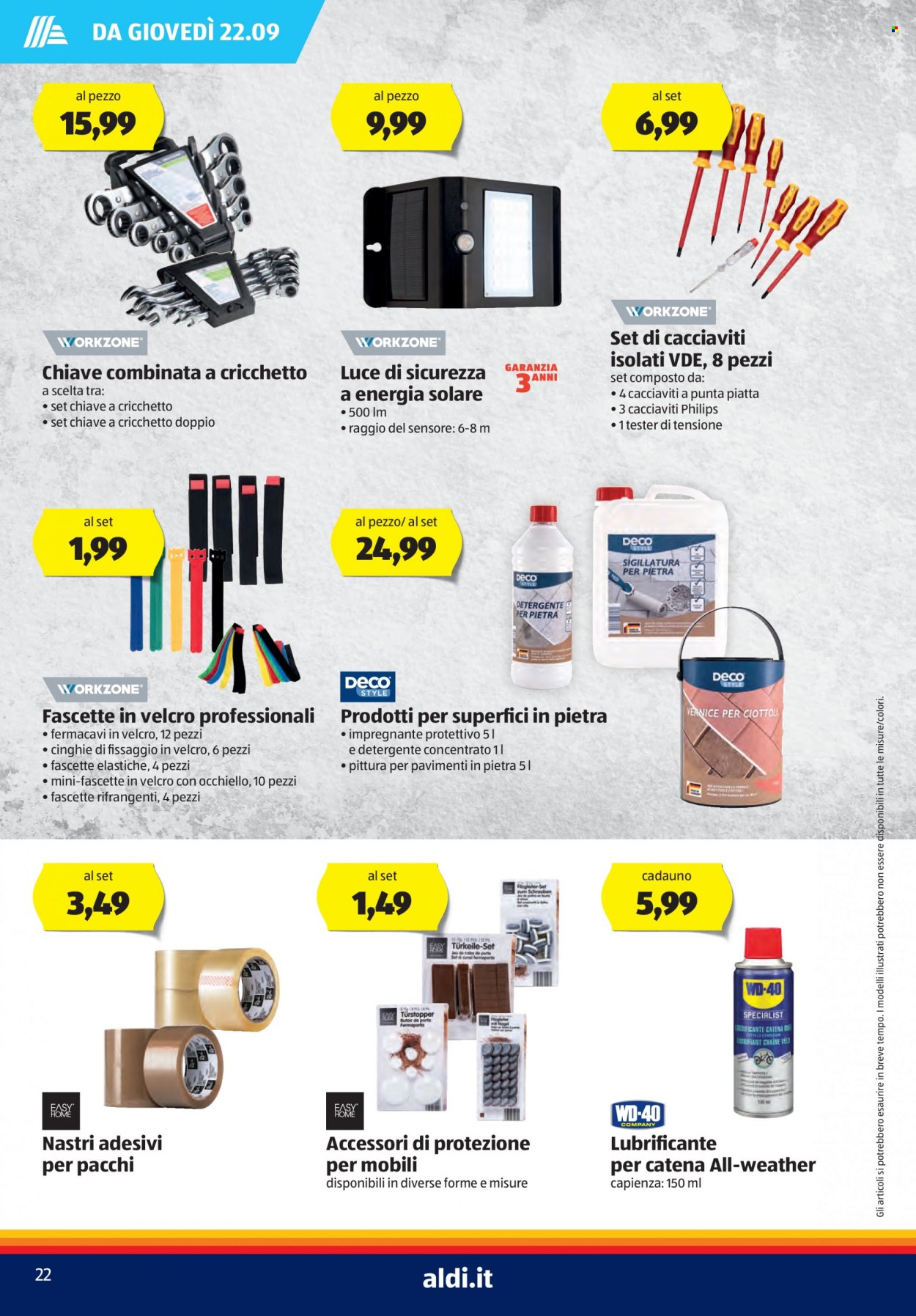 Volantino Aldi - 19/9/2022 - 25/9/2022. Pagina 22
