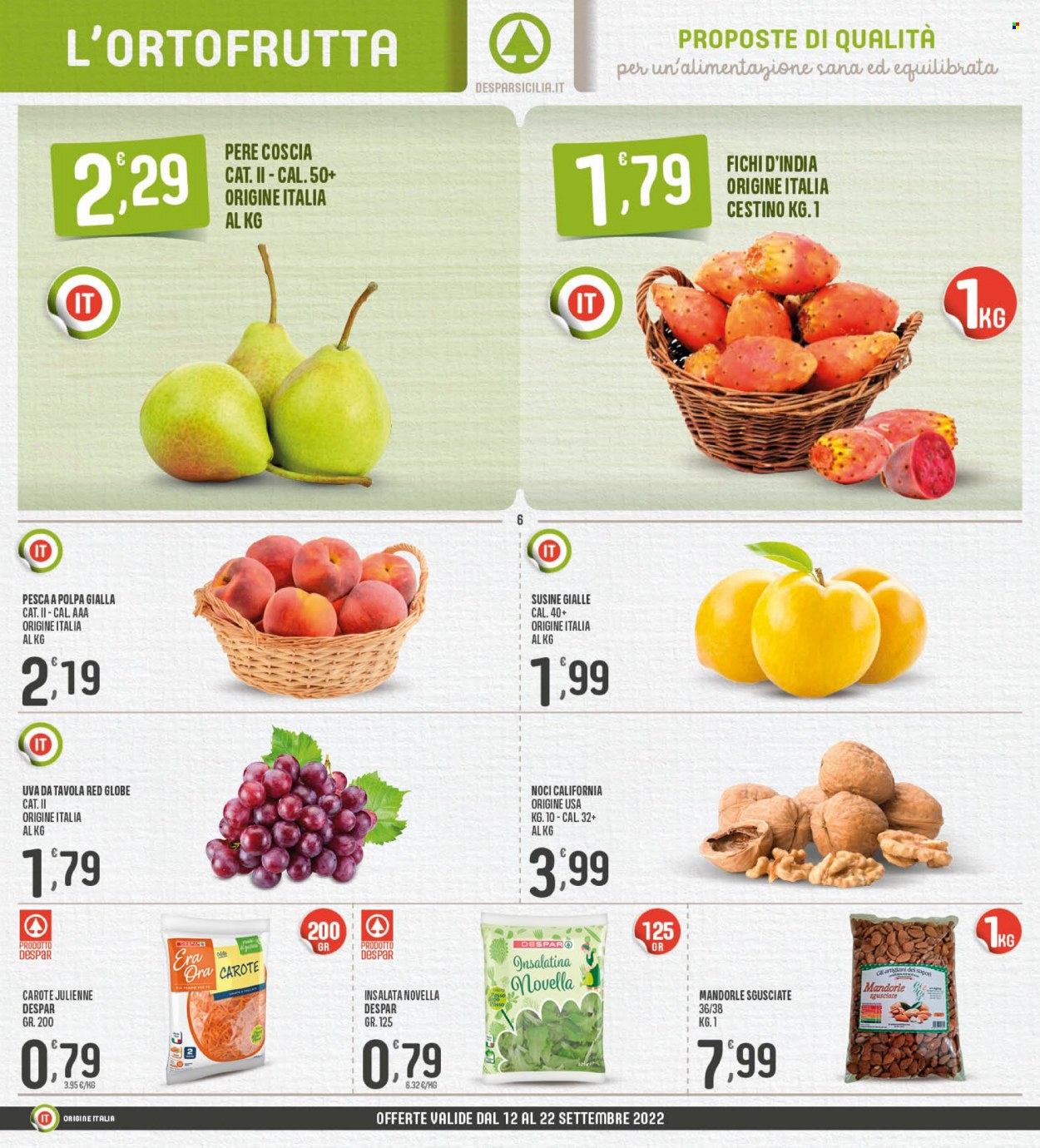 Volantino Eurospar - 12/9/2022 - 22/9/2022. Pagina 6