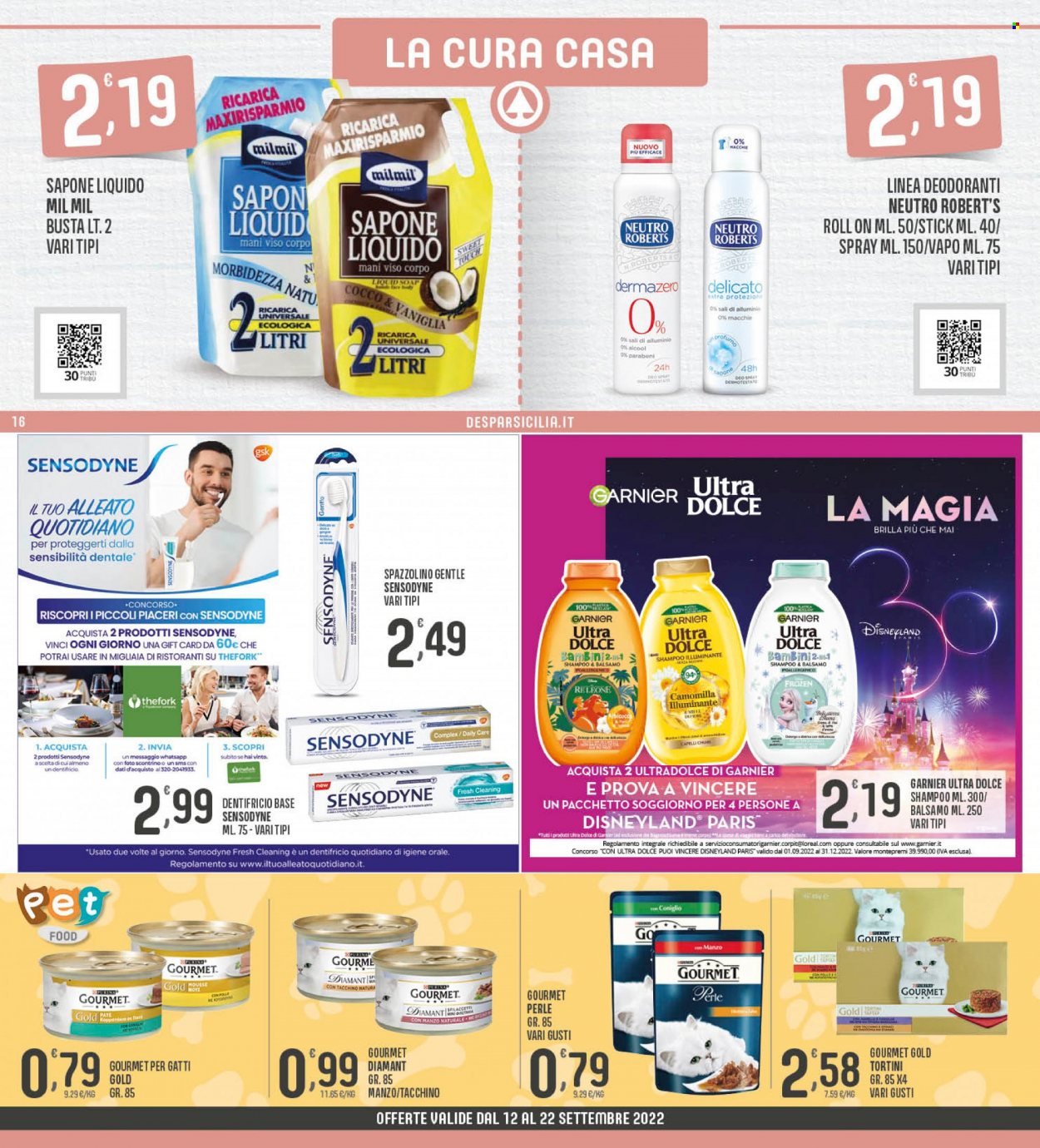 Volantino Eurospar - 12/9/2022 - 22/9/2022. Pagina 16
