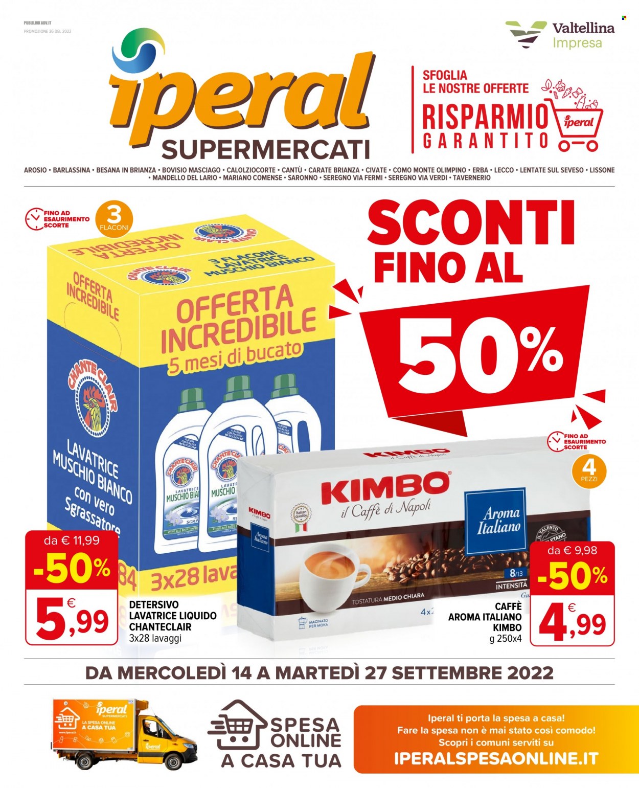 Volantino Iperal - 14/9/2022 - 27/9/2022. Pagina 1