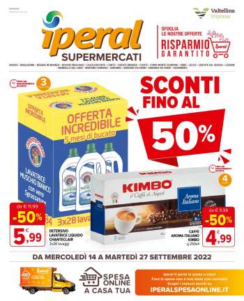 Volantino Iperal - 14/9/2022 - 27/9/2022.