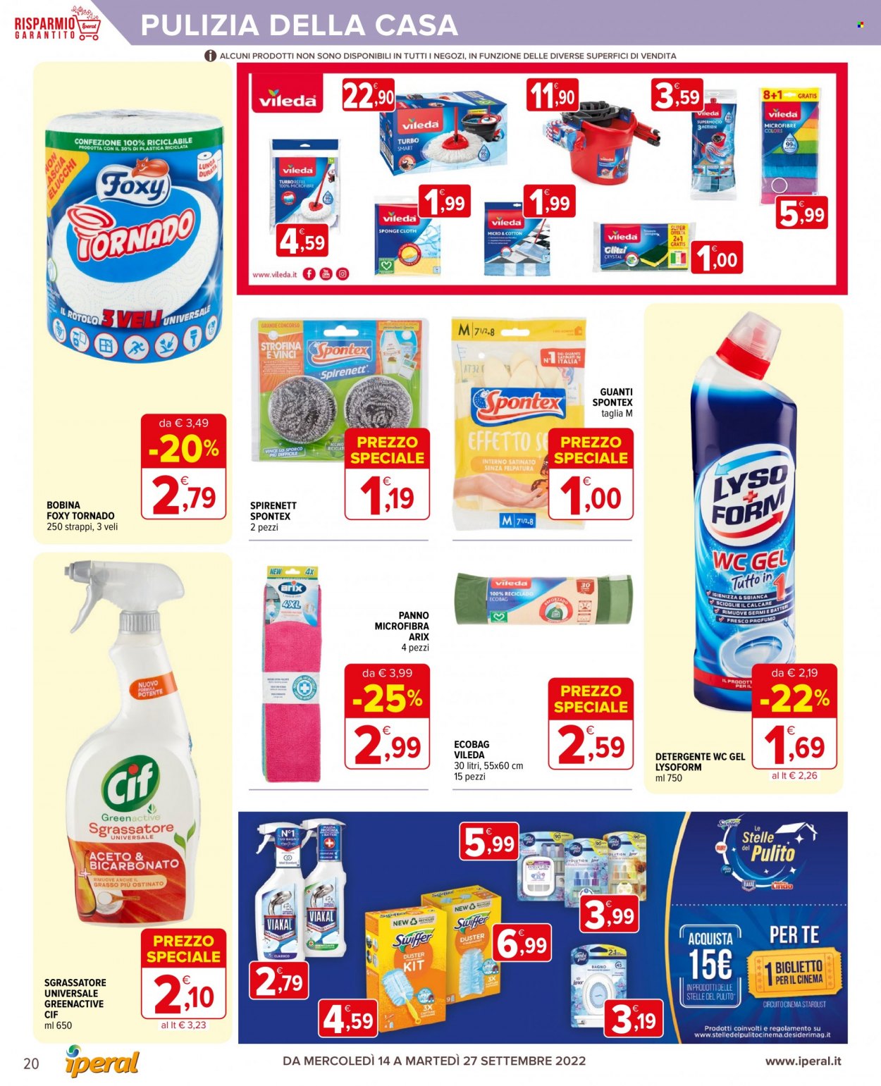 Volantino Iperal - 14/9/2022 - 27/9/2022. Pagina 20