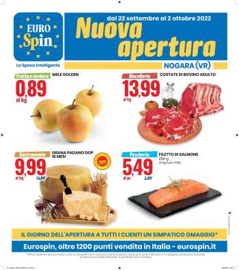 Volantino EuroSpin - 22/9/2022 - 2/10/2022.