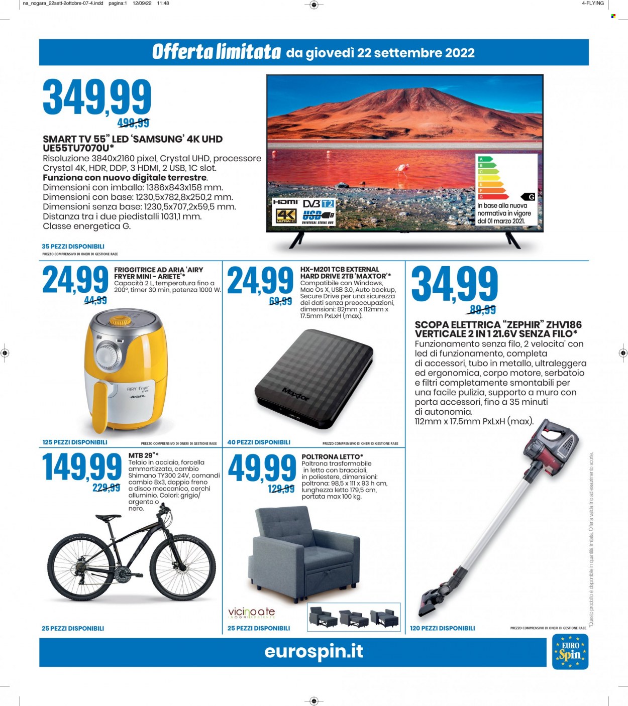 Volantino EuroSpin - 22/9/2022 - 2/10/2022. Pagina 7