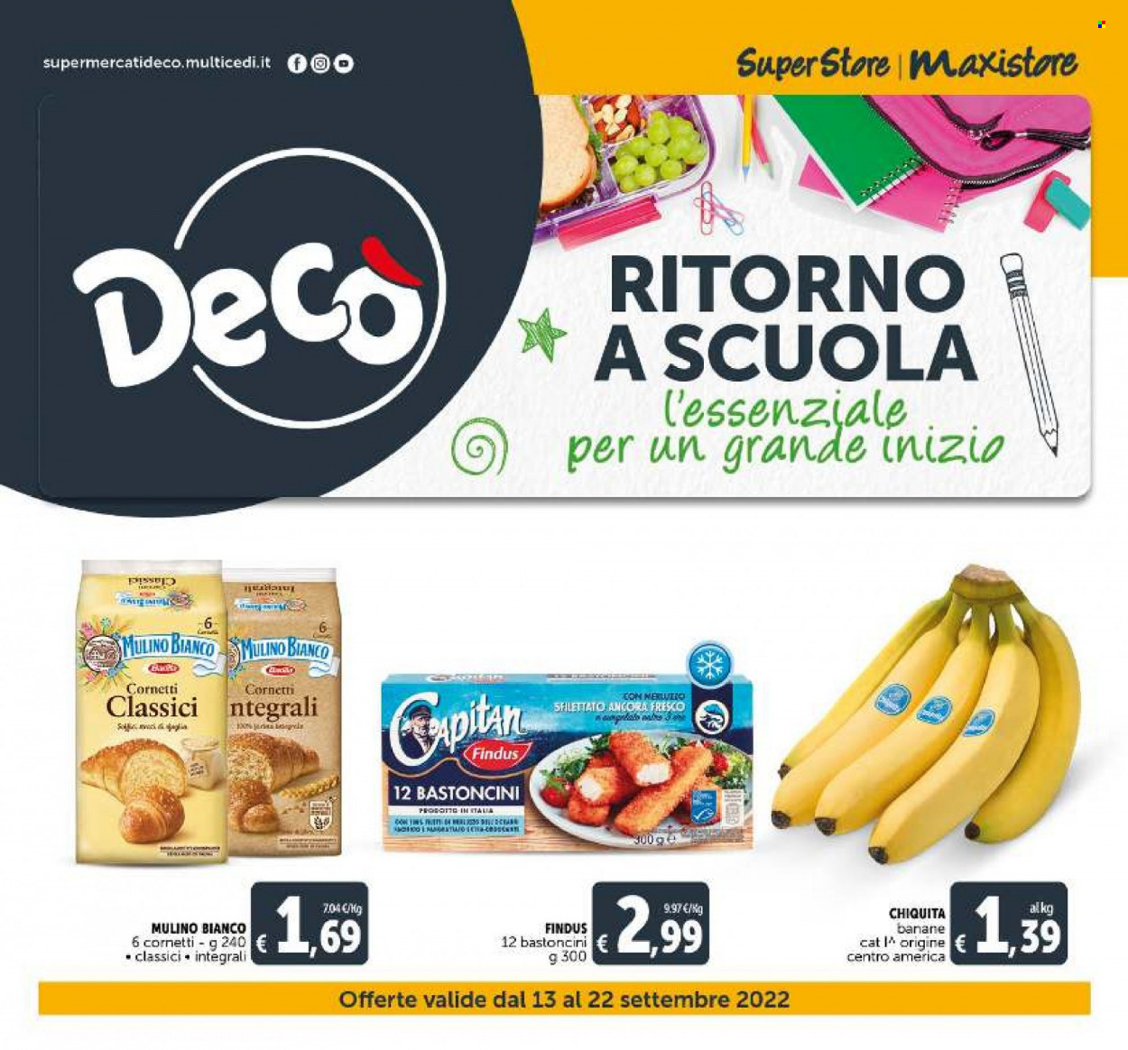 Volantino Deco - 13/9/2022 - 22/9/2022. Pagina 1