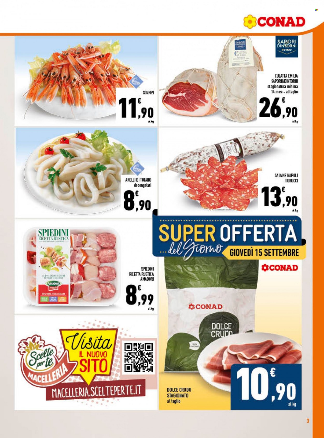Leták Conad - 14.9.2022 - 20.9.2022. Strana 3