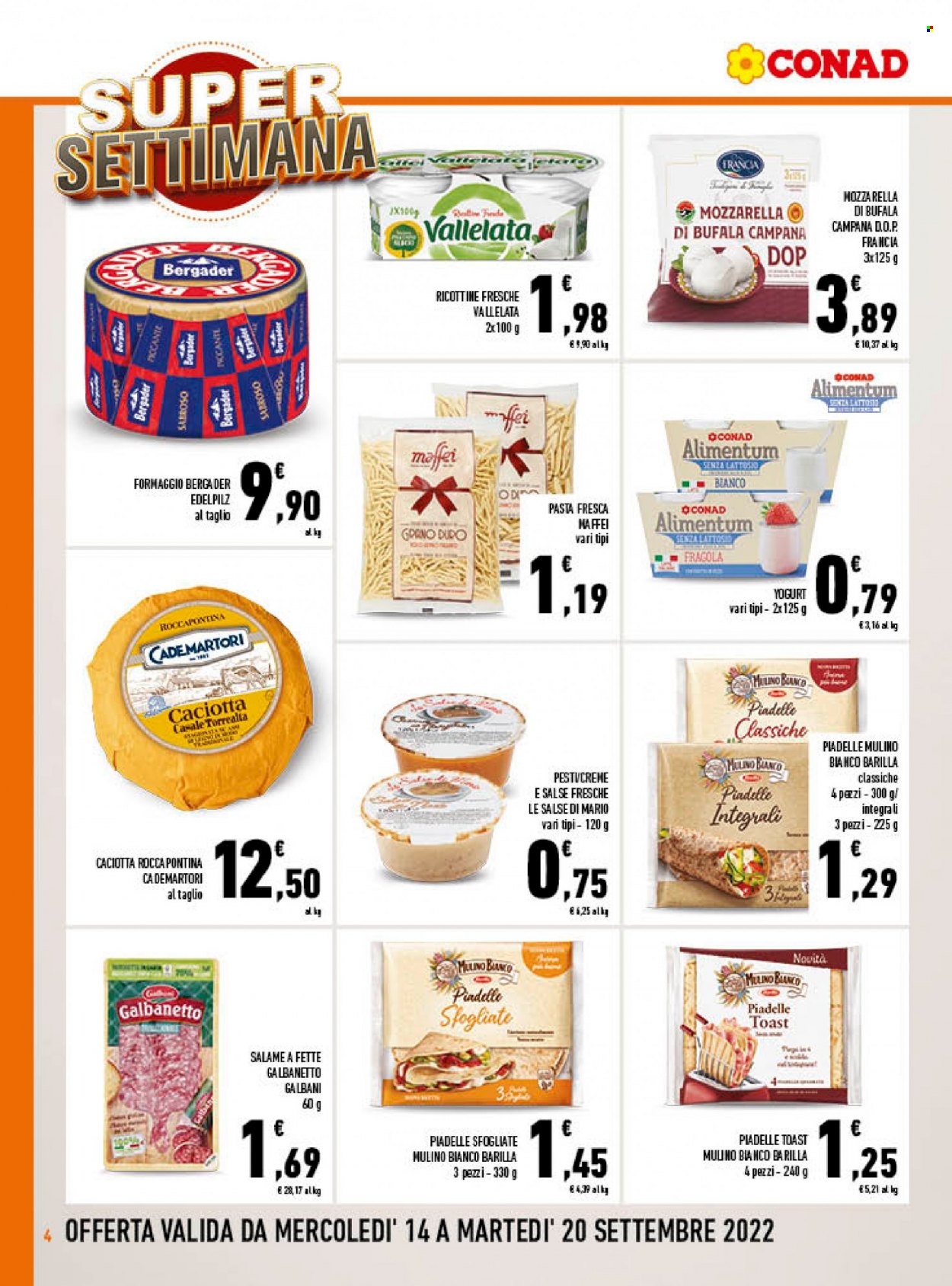 Leták Conad - 14.9.2022 - 20.9.2022. Strana 4