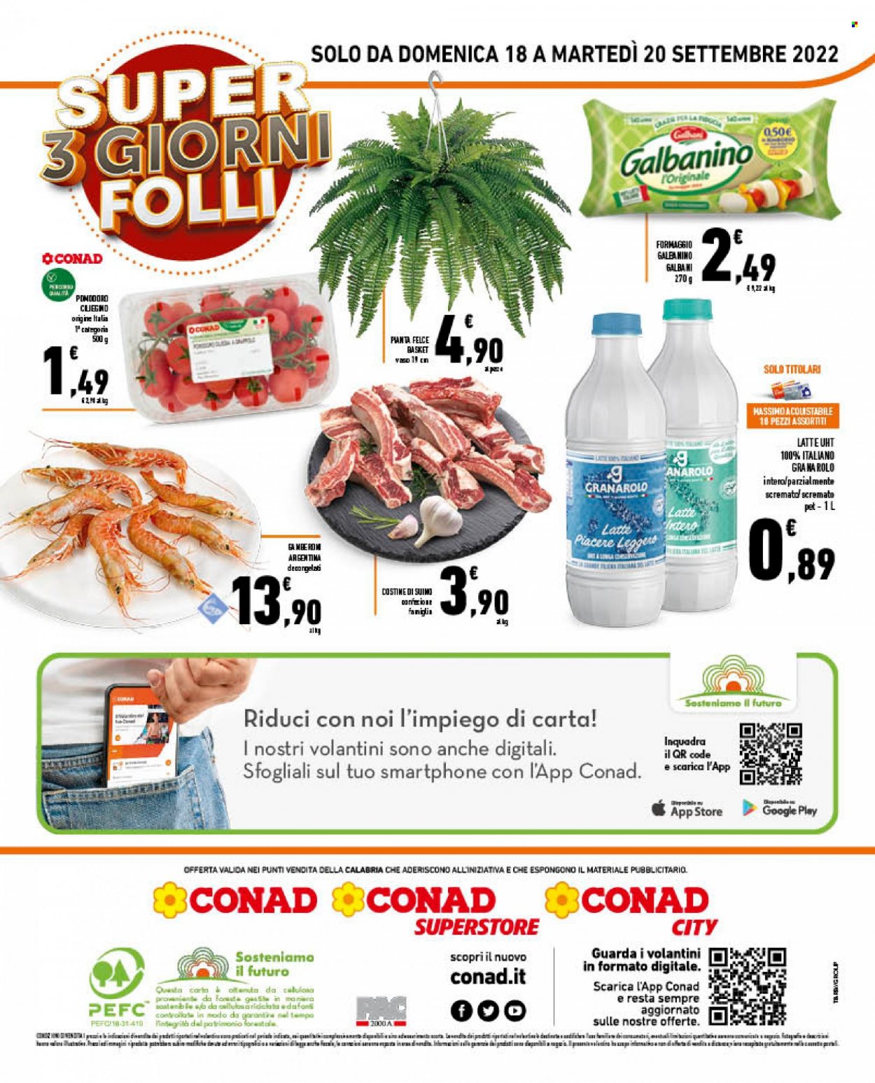 Volantino Conad - 14/9/2022 - 20/9/2022. Pagina 20