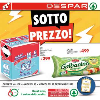 Volantino Interspar - 15/9/2022 - 28/9/2022.