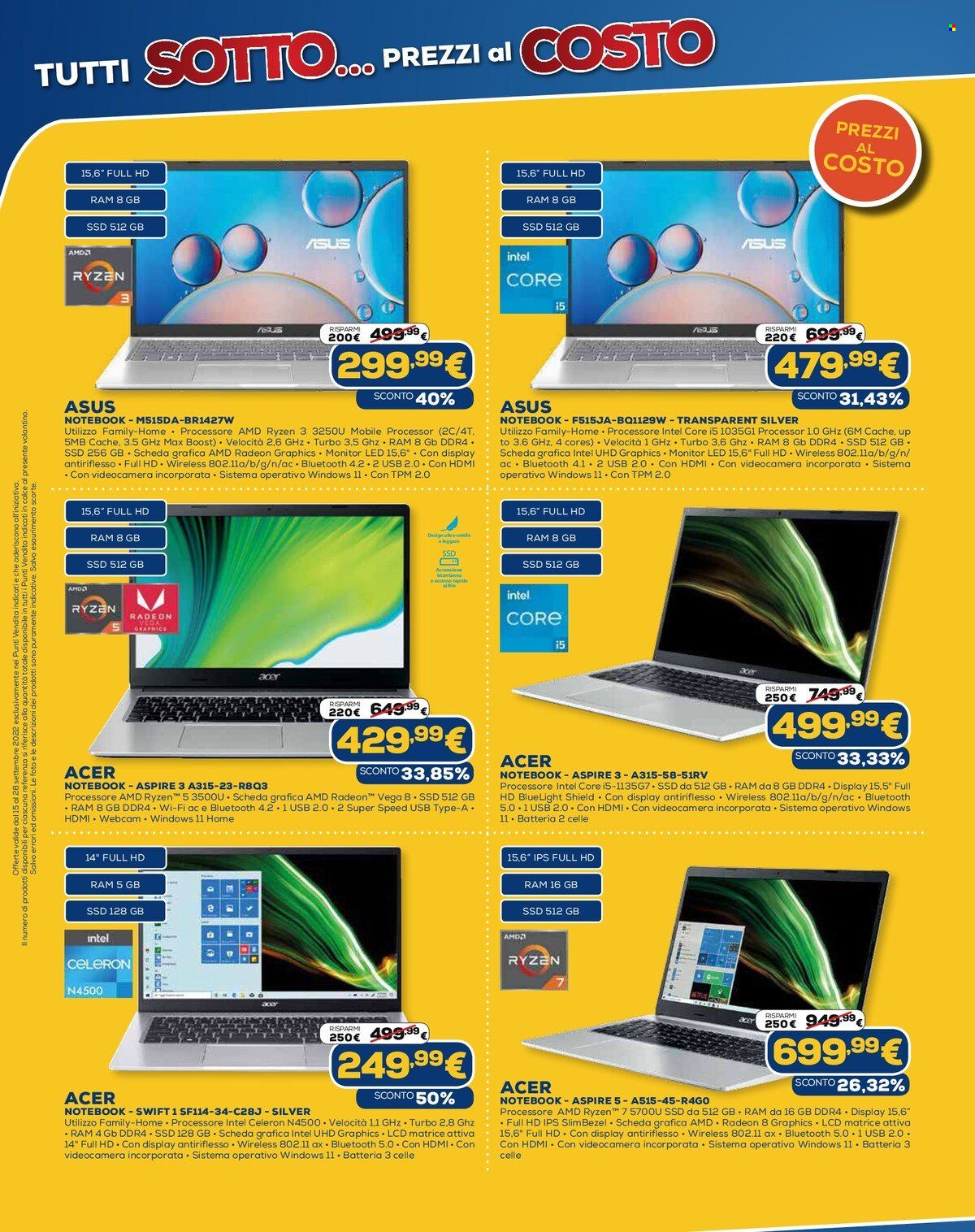 Volantino Euronics - 15/9/2022 - 28/9/2022. Pagina 6