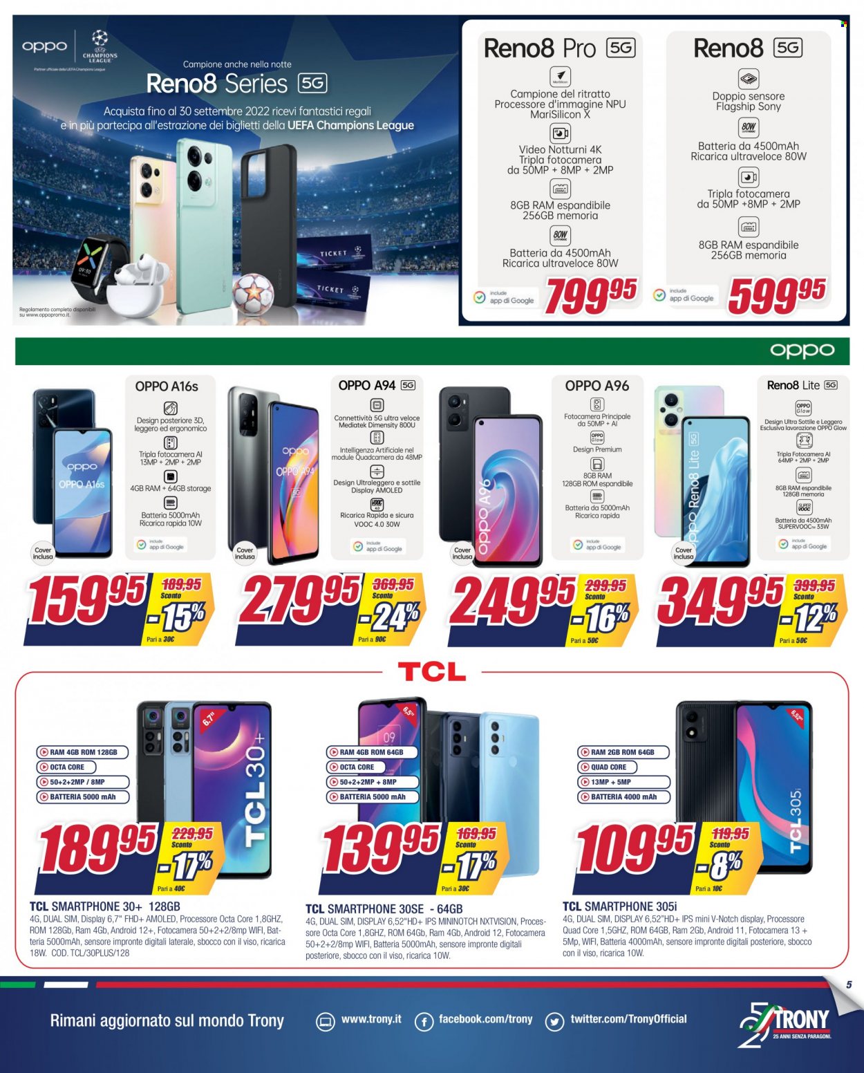 Volantino Trony - 16/9/2022 - 29/9/2022. Pagina 5