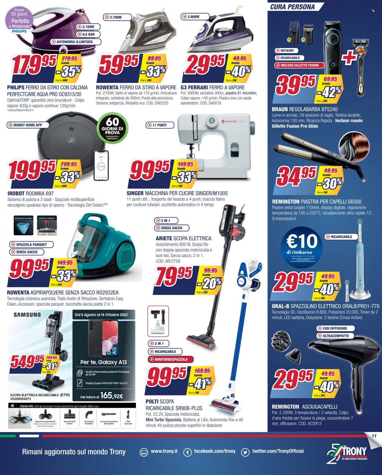 Volantino Trony - 16/9/2022 - 29/9/2022. Pagina 11