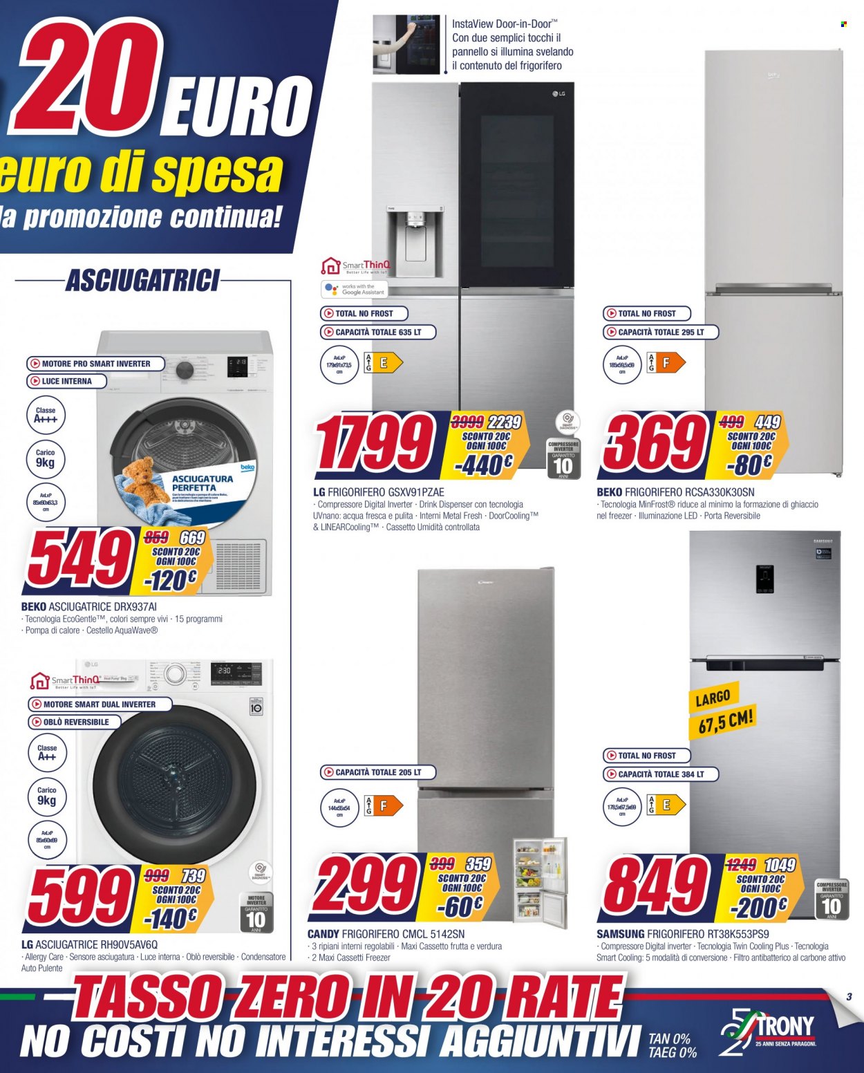 Volantino Trony - 16/9/2022 - 29/9/2022. Pagina 3