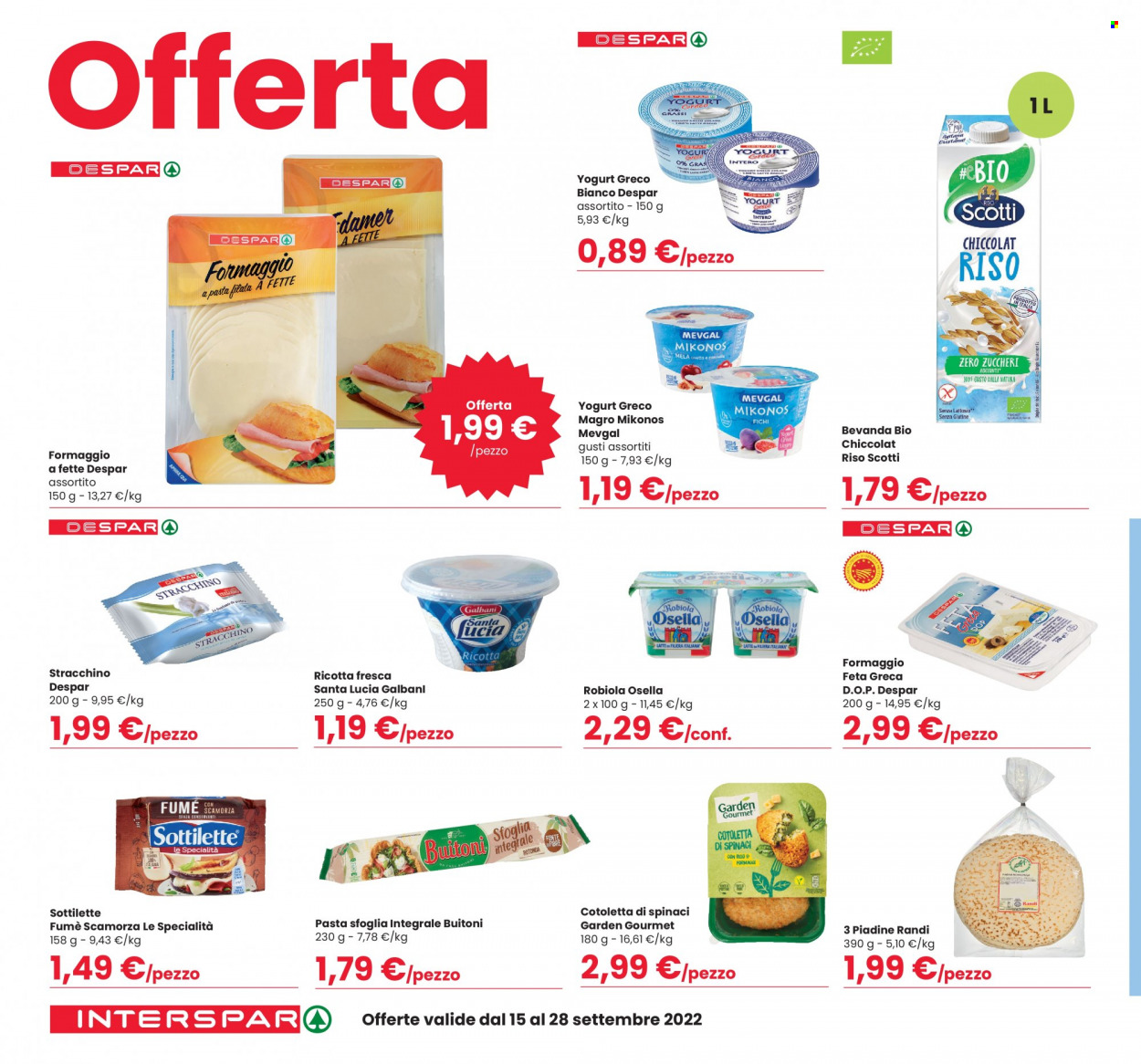 Volantino Interspar - 15/9/2022 - 28/9/2022. Pagina 12