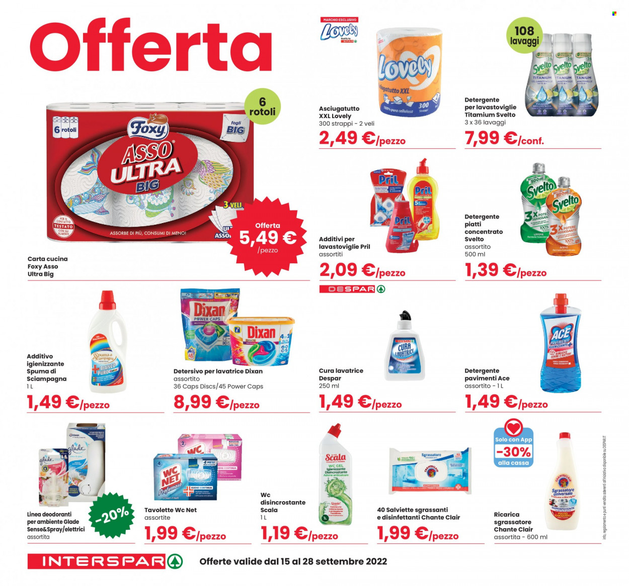 Volantino Interspar - 15/9/2022 - 28/9/2022. Pagina 20