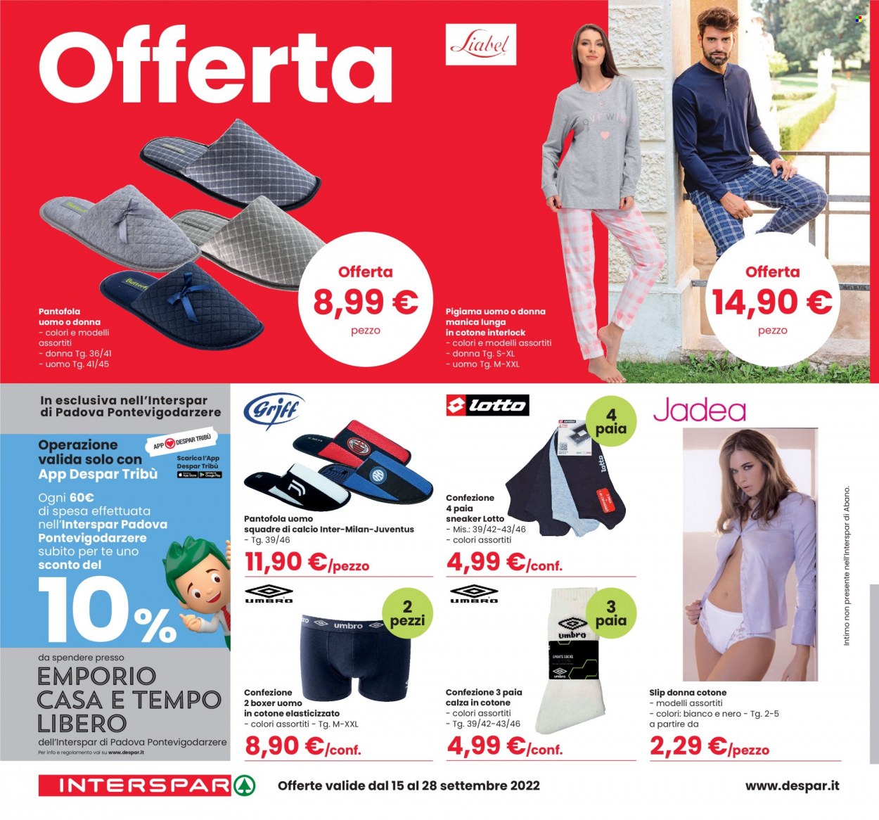 Volantino Interspar - 15/9/2022 - 28/9/2022. Pagina 22