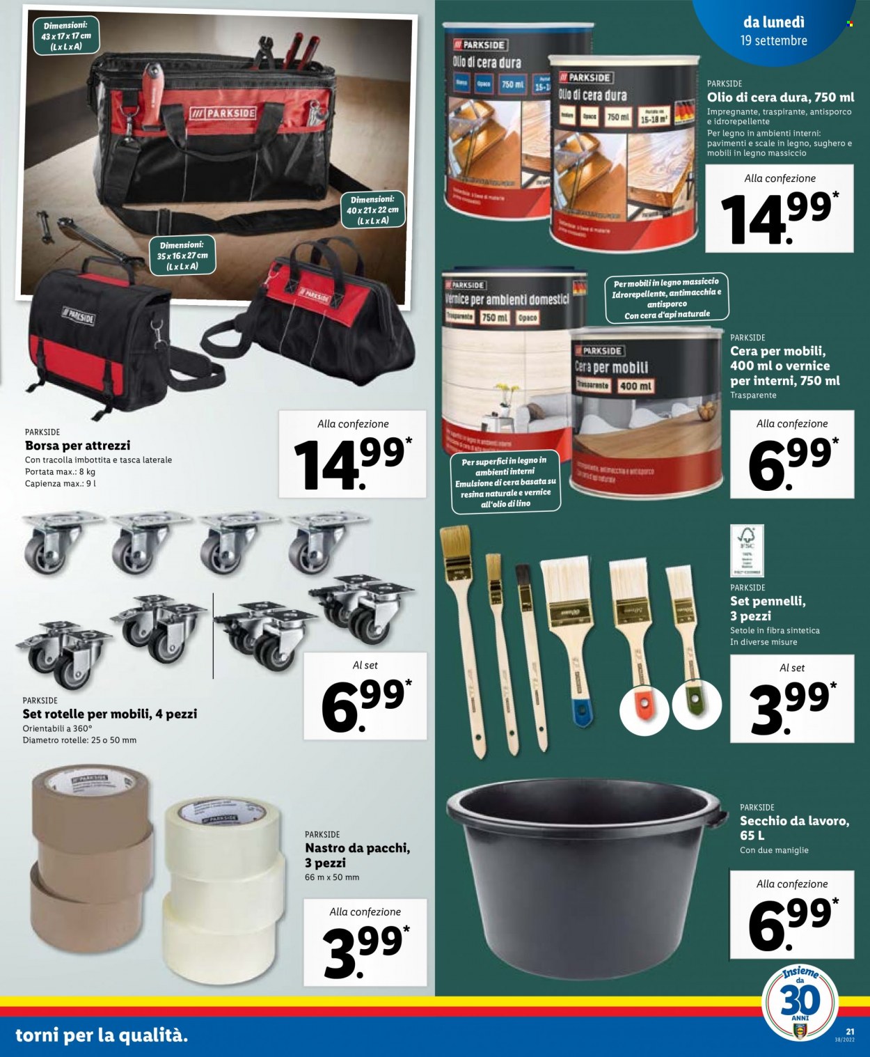 Volantino Lidl - 19/9/2022 - 25/9/2022. Pagina 21