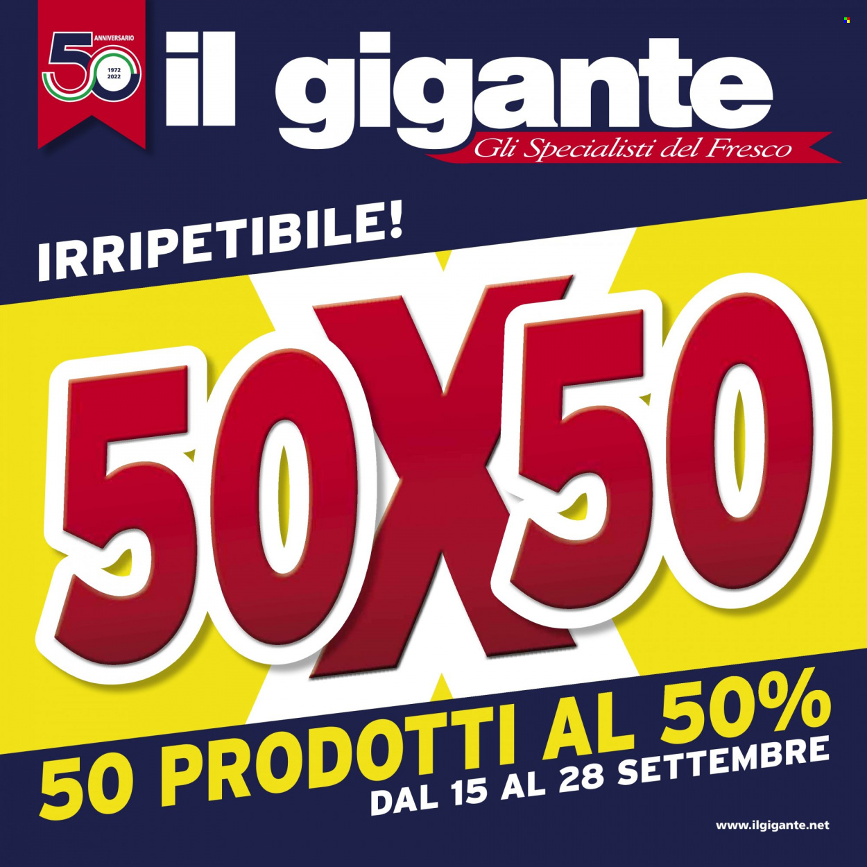 Volantino Il Gigante - 15/9/2022 - 28/9/2022. Pagina 1