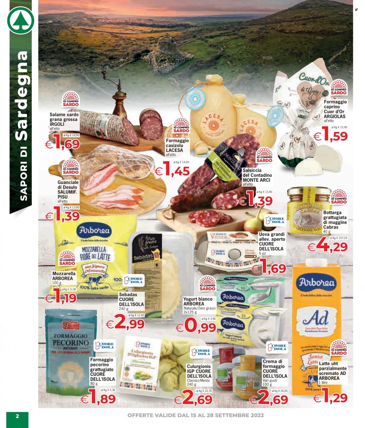 Volantino Eurospar - 15/9/2022 - 28/9/2022. Pagina 2