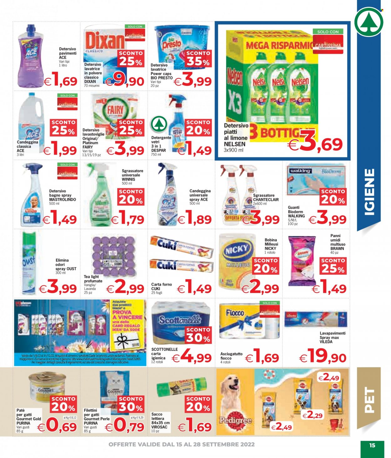 Volantino Eurospar - 15/9/2022 - 28/9/2022. Pagina 15