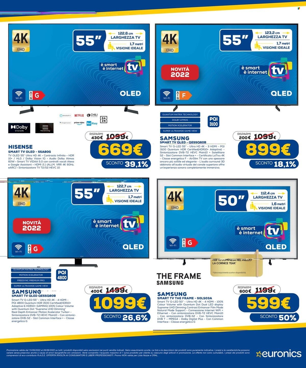 Volantino Euronics - 15/9/2022 - 28/9/2022. Pagina 17