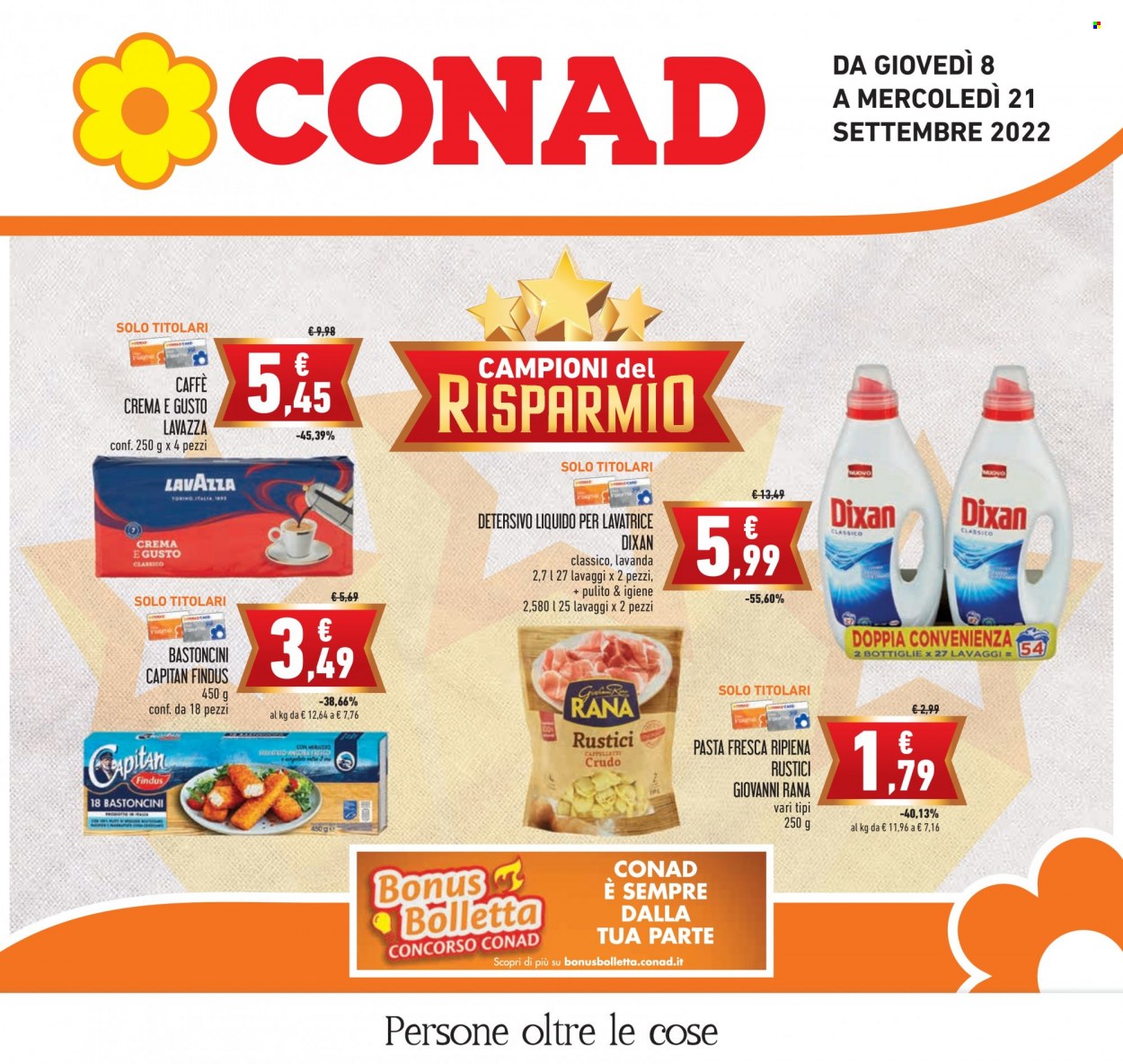 Volantino Conad - 8/9/2022 - 21/9/2022. Pagina 1