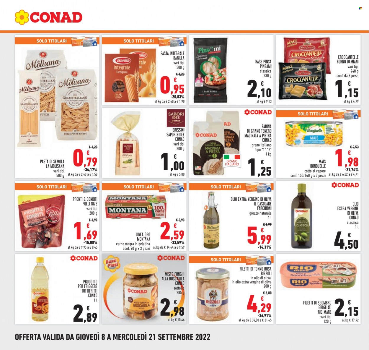 Volantino Conad - 8/9/2022 - 21/9/2022. Pagina 14
