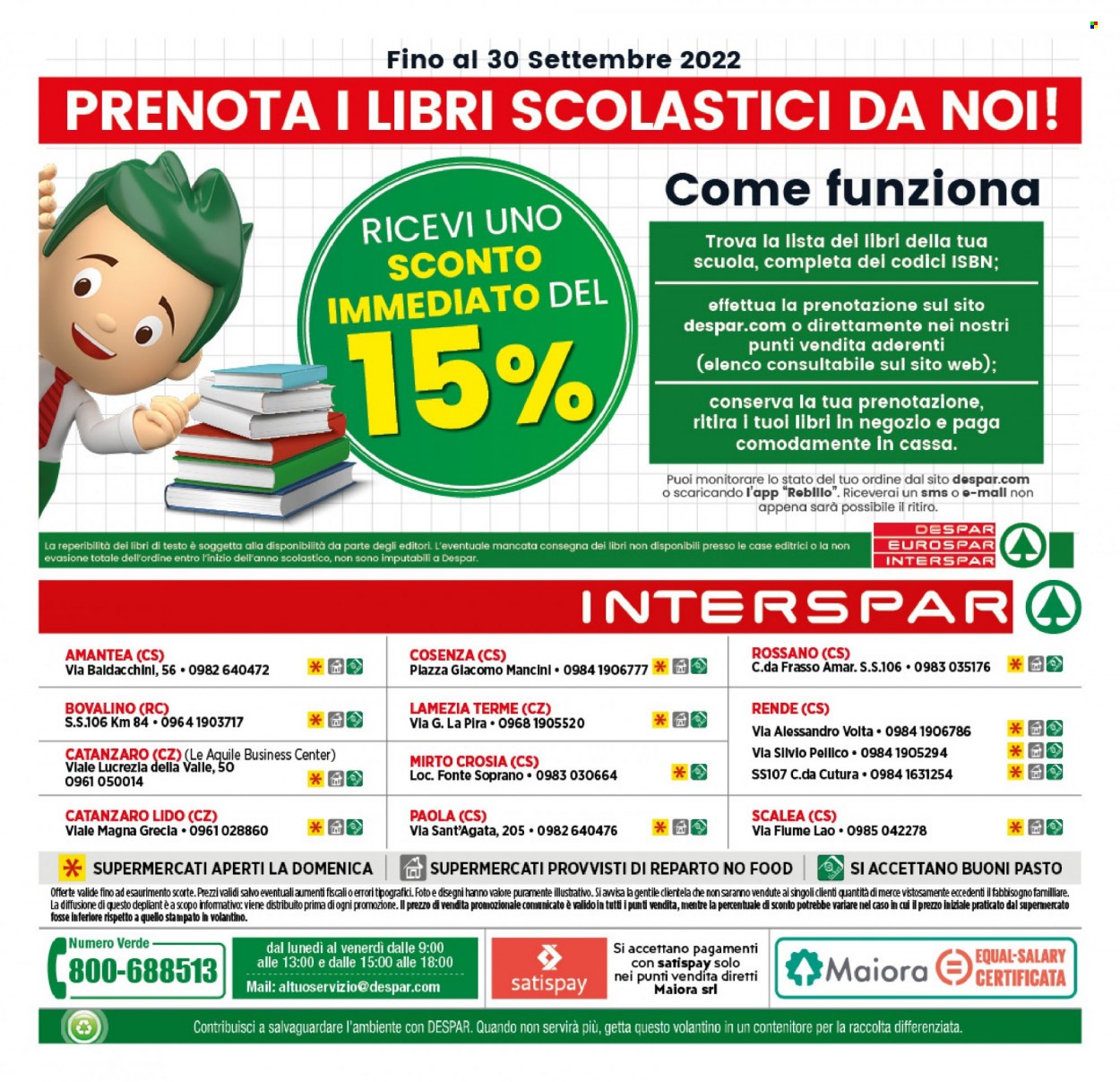 Volantino Interspar - 15/9/2022 - 22/9/2022. Pagina 24