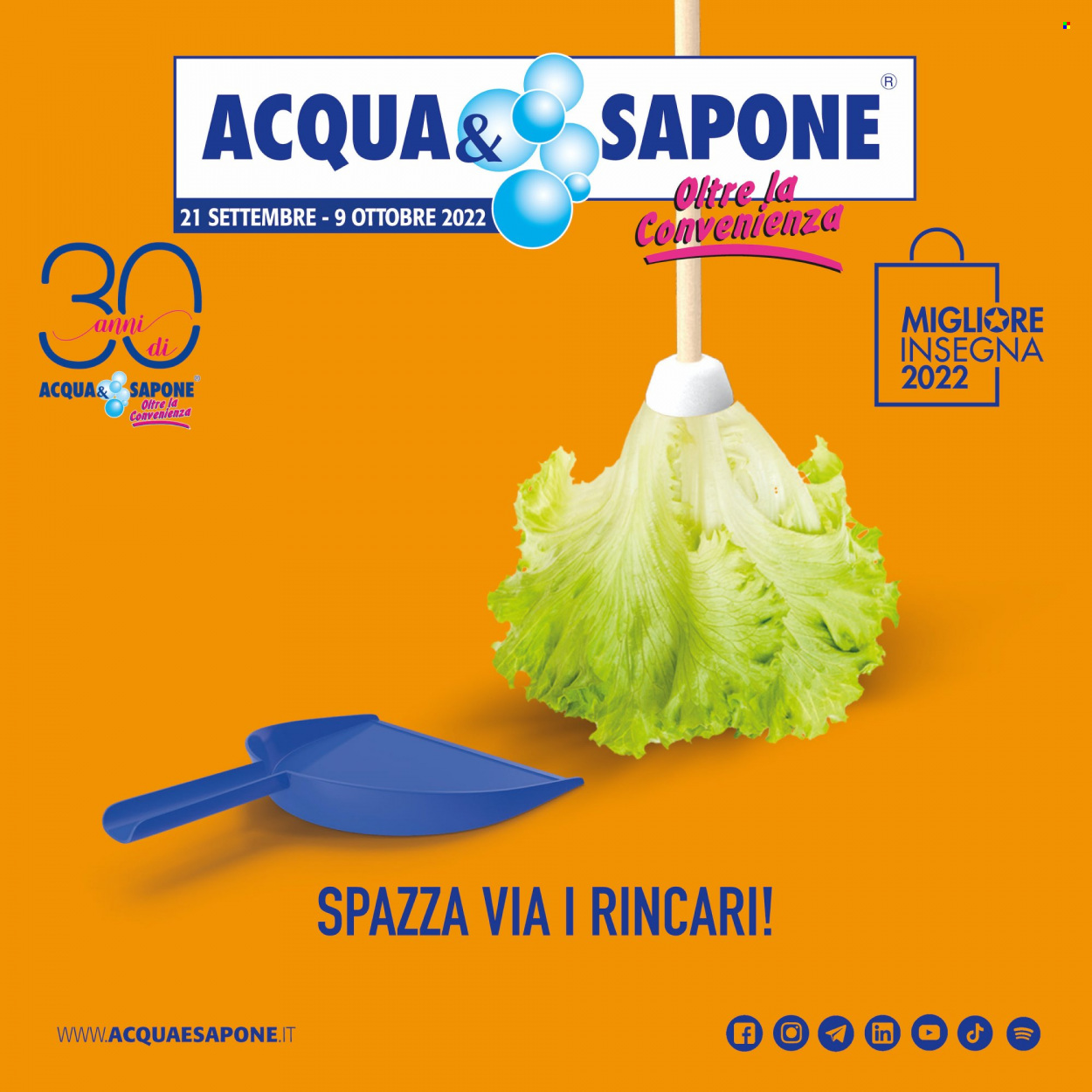 Volantino Acqua & Sapone - 21/9/2022 - 9/10/2022. Pagina 1