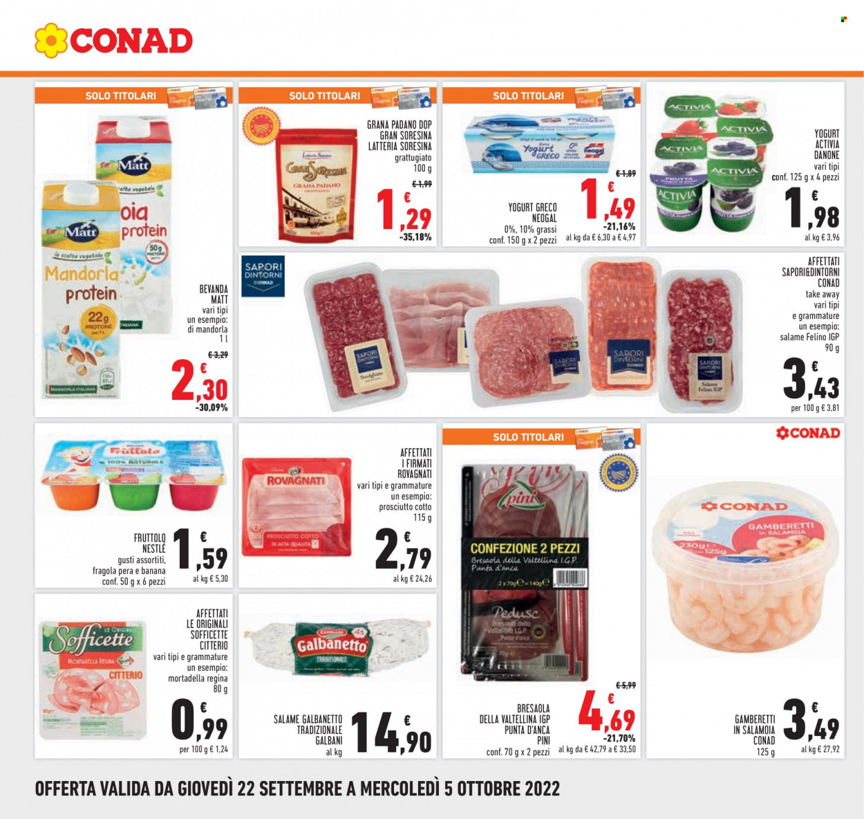 Volantino Conad - 22/9/2022 - 5/10/2022. Pagina 16