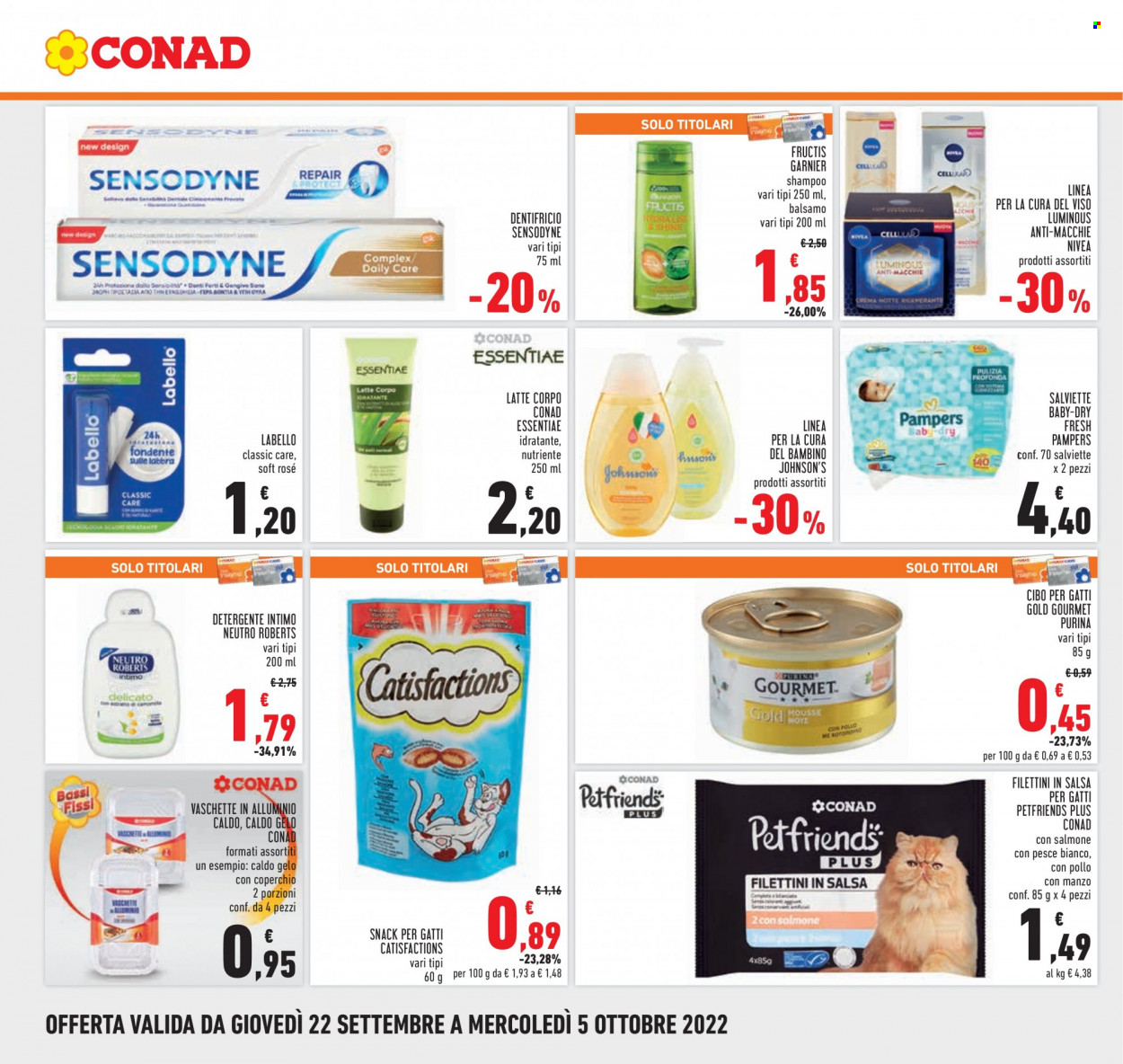 Leták Conad - 22.9.2022 - 5.10.2022. Strana 22