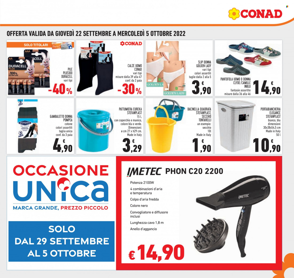 Volantino Conad - 22/9/2022 - 5/10/2022. Pagina 23