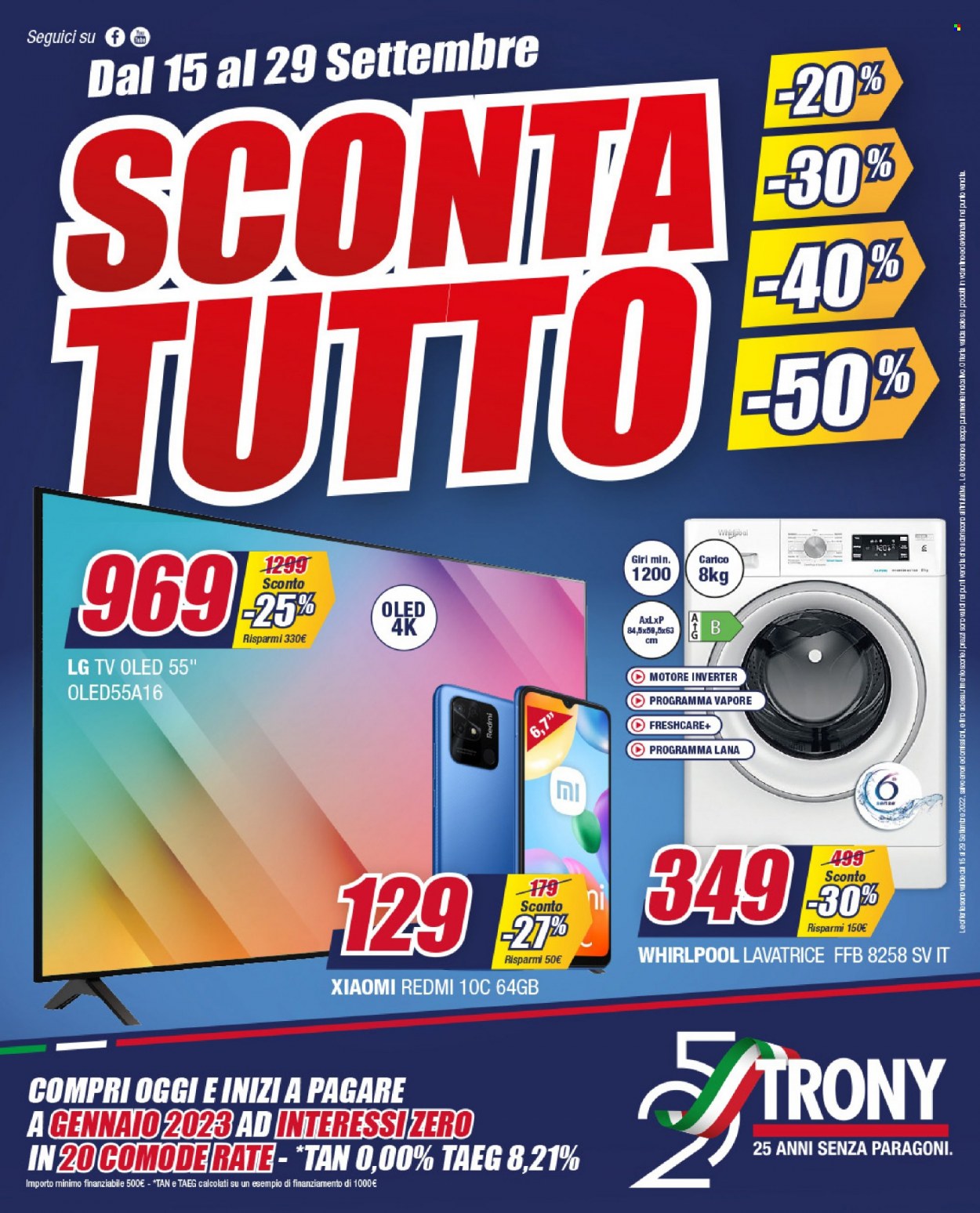 Leták Trony - 15.9.2022 - 29.9.2022. Strana 1