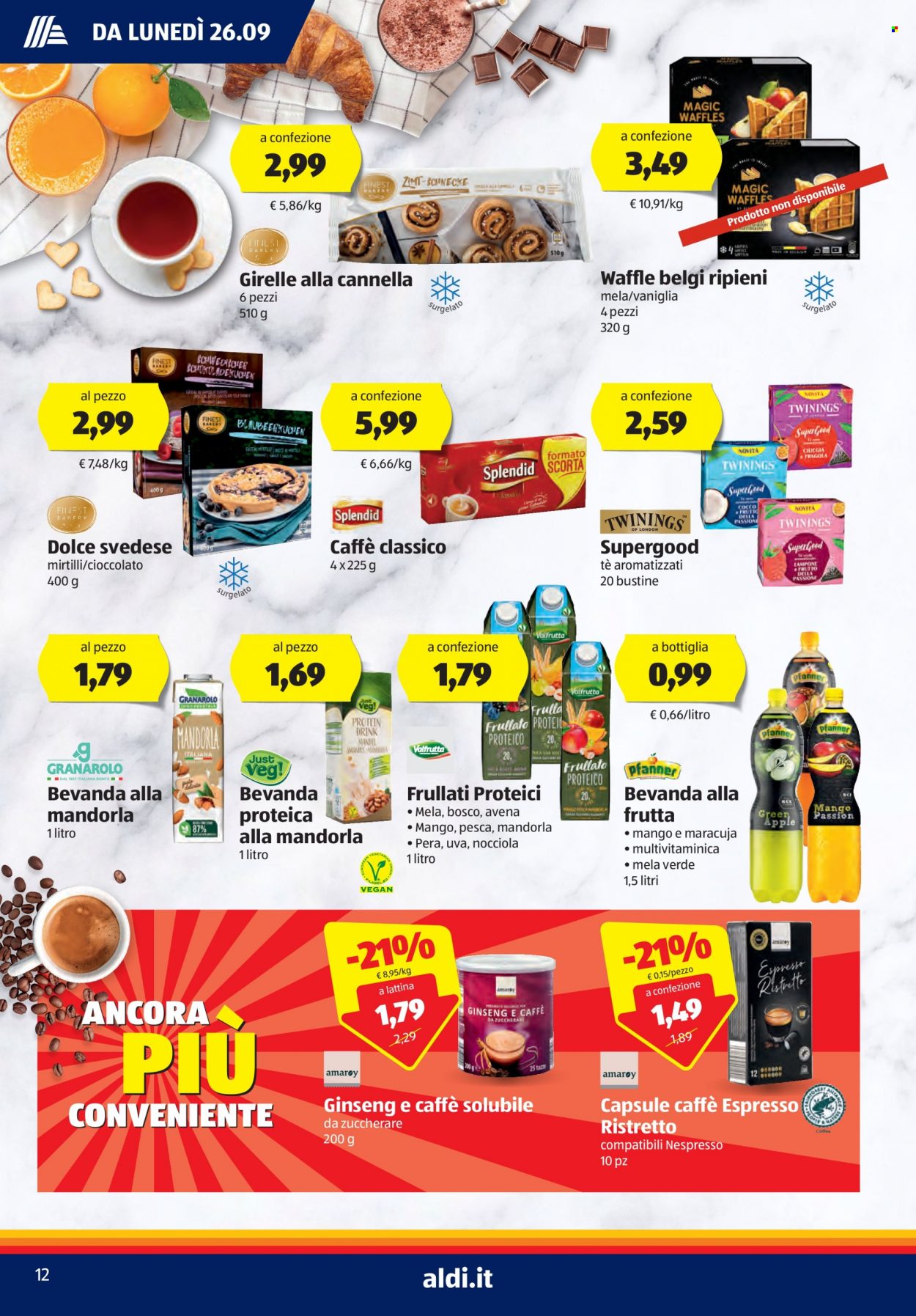 Volantino Aldi - 26/9/2022 - 2/10/2022. Pagina 12